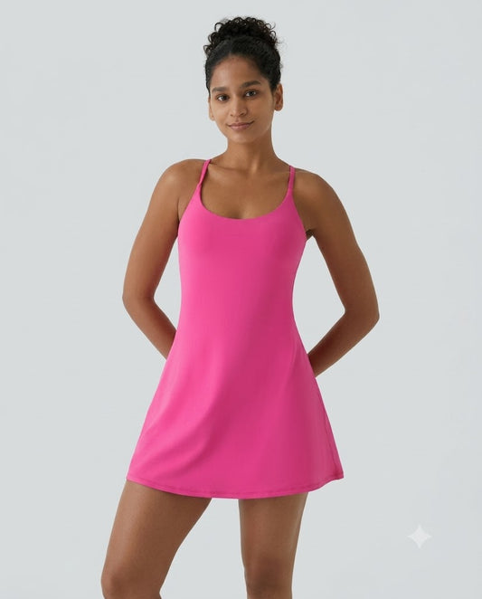 Pack x2 vestidos con short integrado